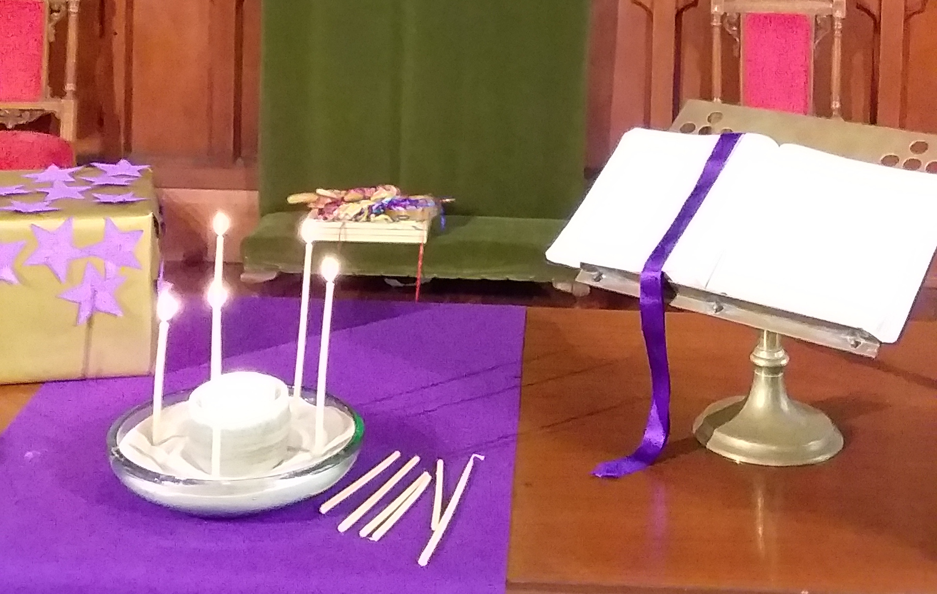 Candles in Armadale Uniting Church
